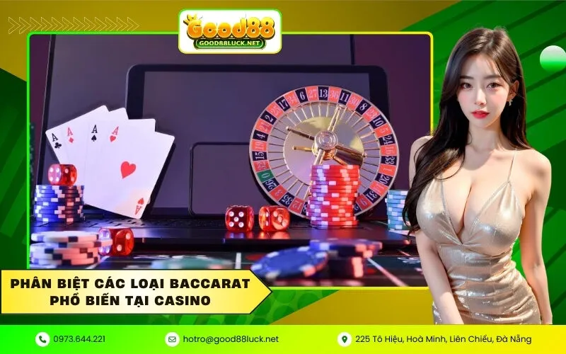 Phân biệt các loại Baccarat phổ biến tại casino