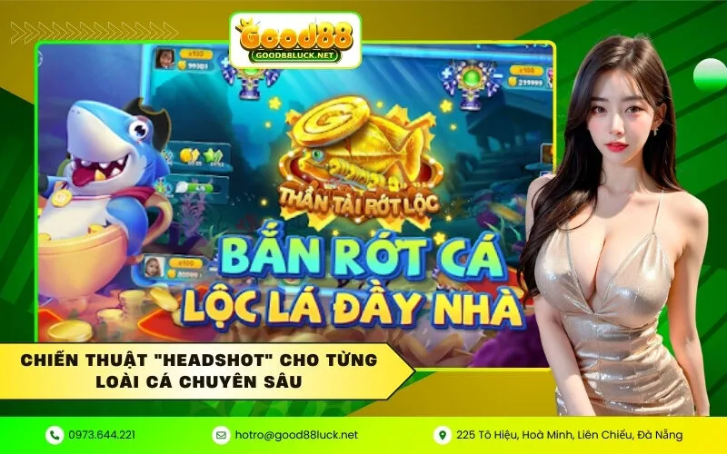 Chiến thuật Headshot cho từng loài cá chuyên sâu